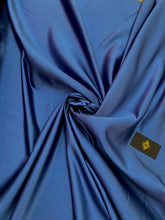 Tafta Fixa Premium Sidefata Albastru Marin